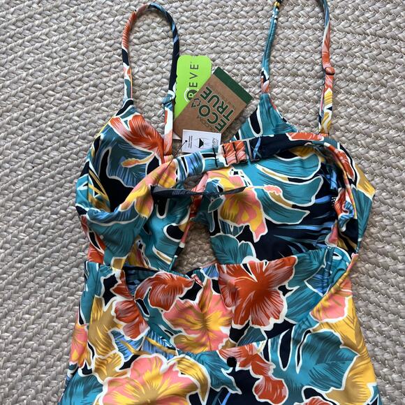 Volcom Take it Easy One Piece Swimsuit Sz Medium - Picture 4 of 4